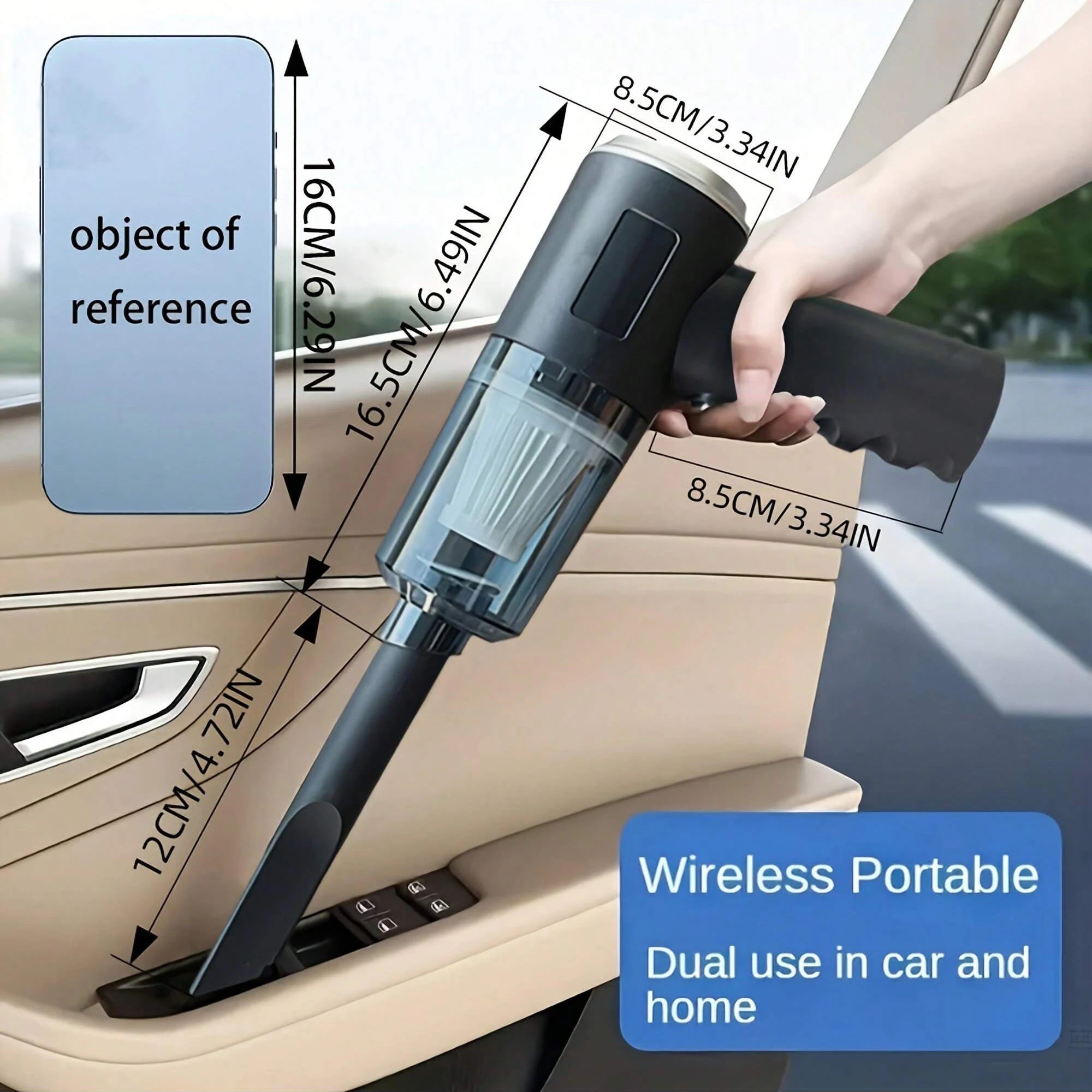 DustAway™ 3-in-1 — Suction, Blow & Clean