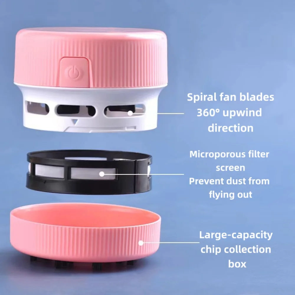 DustAway™ Desk — Mini Desktop Vacuum