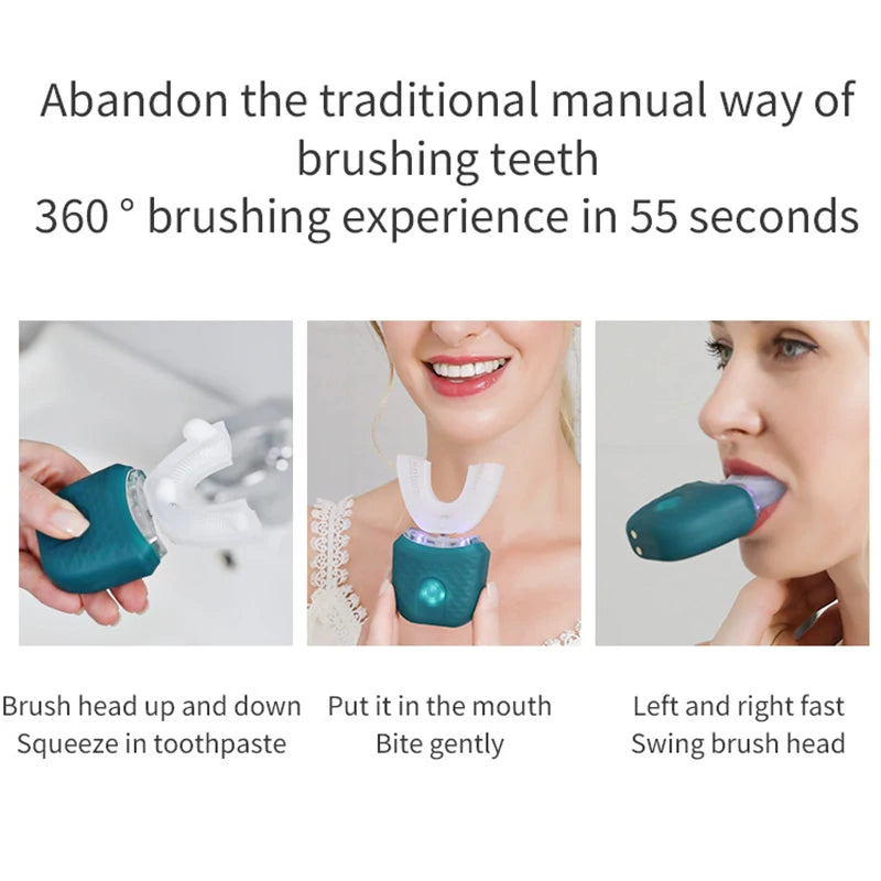 BrightSmile™ Go — Portable Ultrasonic Toothbrush