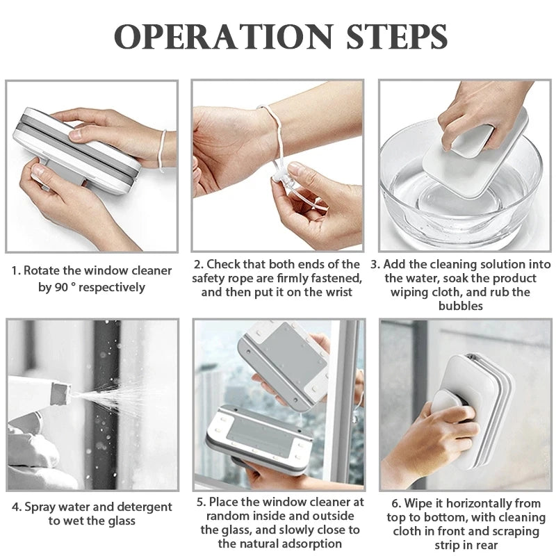 ClearGlide™ — Magnetic Window Cleaner