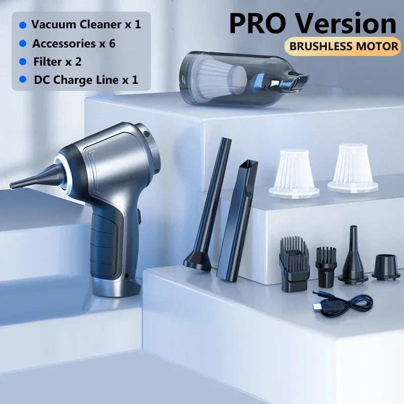 DustAway™ Pro — Cordless Handheld Vacuum